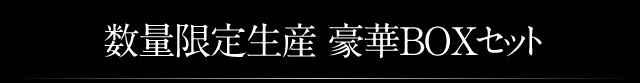 数量限定生産 豪華BOX セット